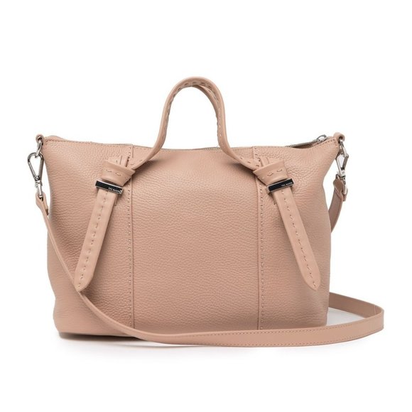 Ted Baker Taupe Small Olmia Leather Tote Bag - Picture 3 of 5